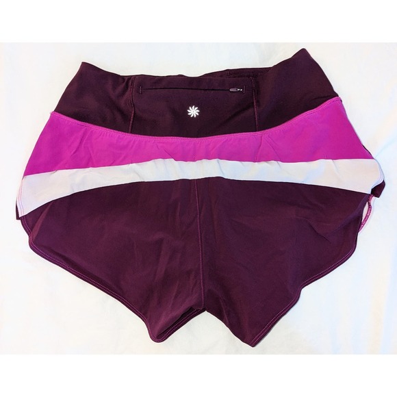 Athleta XS Shorts Athleta Running Free Colorblock 3.5” Short
Women's Pink Purple - Picture 6 of 9